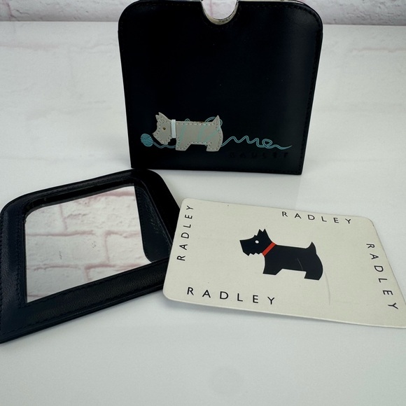 RADLEY LONDON Handbags - Radley Black Mirror Holder Wallet Dog Scottie Design